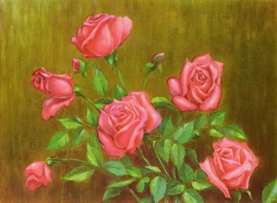 Red Rose by Lafayette F. Cargill, 1937 — digital art print download