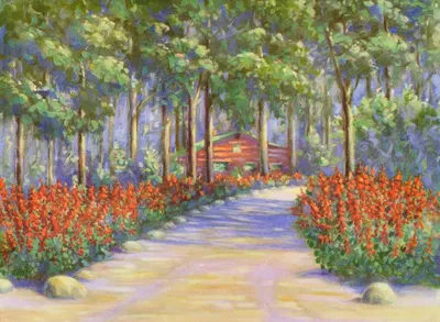Salvia by Lafayette F. Cargill, 1937 — digital art print download