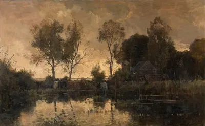 Evening by Théophile de Bock, 1898 — digital art print download