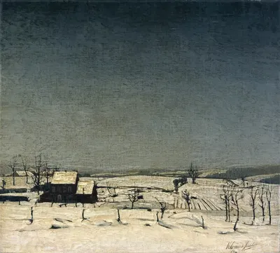 Снежный пейзаж во Фландрии by Валериус де Саделер, 1931 — digital art print download