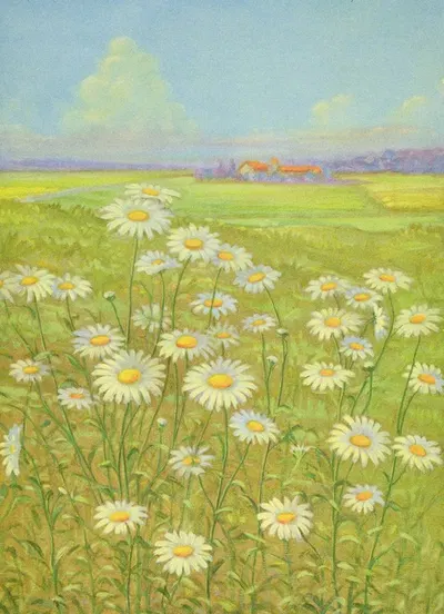 Wild Daisy by Lafayette F. Cargill, 1937 — digital art print download