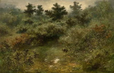 У ручья by Ксавье де Кок, 1872 — digital art print download