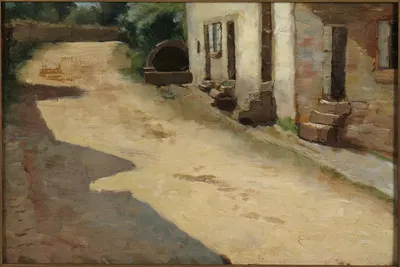 Улица Аббес Танги, Понт-Авен by Артур Уэсли Доу, 1886 — digital art print download