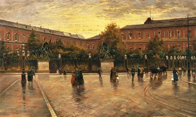 Неаполь, Палац Реале by Аттилио Прателла — digital art print download