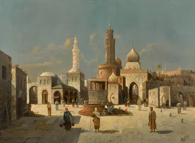 An Eastern City by August Von Siegen — digital art print download