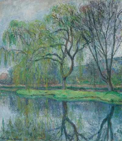 Les grands arbres au bassin (Giverny) by Blanche Hoschedé-Monet — digital art print download