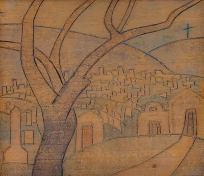 Кладбище, Провинстаун by Бланш Лаззель, 1918 — digital art print download