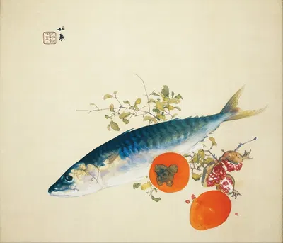 Autumn Fattens Fish and Ripens Wild Fruits by Takeuchi Seihō, 1925 — digital art print download
