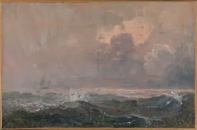 Бурное море by Карл Фредерик Сёренсен, 1874 — digital art print download