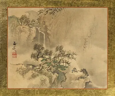 Мужчина, отдыхающий под большой сосной by Тани Бунчо, 1815 — digital art print download