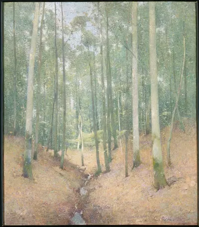 Wood Interior by Emil Carlsen, c. 1910 — digital art print download