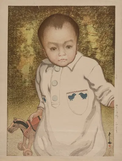 Ребенок by Ёсита Хироши, 1927 — digital art print download