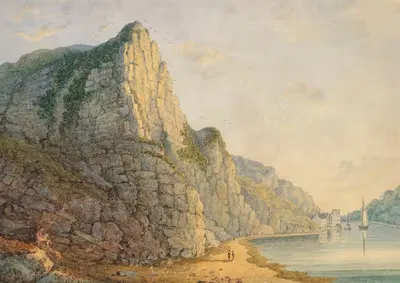 Hotwells in the Avon Gorge by Francis Danby — digital art print download
