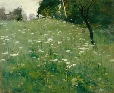 Луг с цветами by Франц Ксавер Грэссель, 1904 — digital art print download