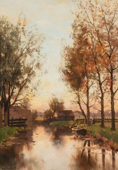 Водный путь by Фредерик Якубус ван Россум дю Шатель — digital art print download