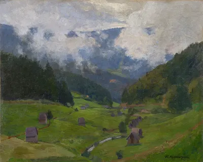 The Raumünzach Valley by Friedrich Kallmorgen, 1897 — digital art print download