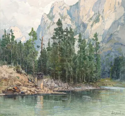 Кройцтех у Трагёса by Фриц Лах, 1922 — digital art print download