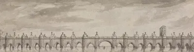 London Bridge by Samuel Wale — digital art print download