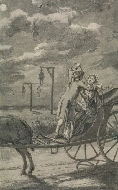 Murder in the Carriage by Samuel Wale — digital art print download