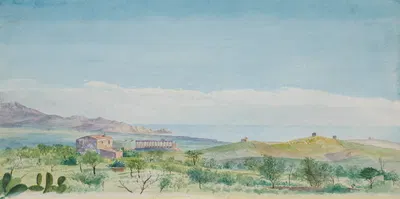 Храм Юноны, Агригенто by Джордж Ховард, 9-й граф Карлайл, 1906 — digital art print download