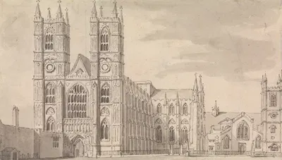 Westminster Abbey by Samuel Wale — digital art print download