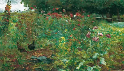 Сад на Женском острове by Германн Гробер, 1896 — digital art print download