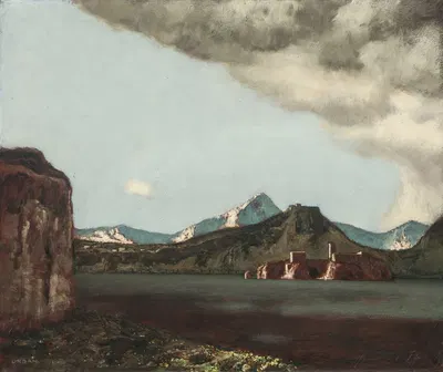 Широкий ветер на озере Гарда by Герман Урбан, 1947 — digital art print download