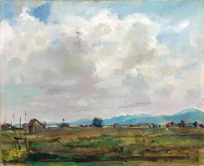 Мостовое настроение на озере Химзее (у Бергена) by Хиасл Майер-Эрдинг, 1915 — digital art print download