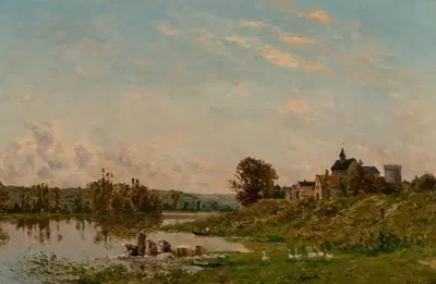 Женщины, стирающие белье by Ипполит Камиль Дельпи, 1898 — digital art print download