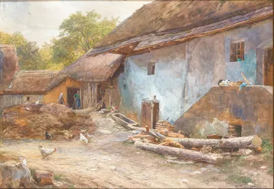 Niederösterreichischer Bauernhof by Hugo Darnaut — digital art print download