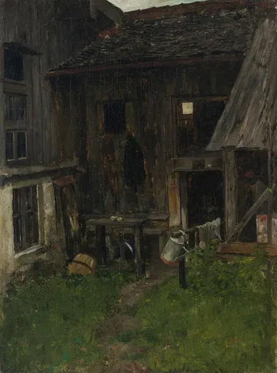 Фермерский дом в Крайбурге by Иоганн Шперв, 1883 — digital art print download