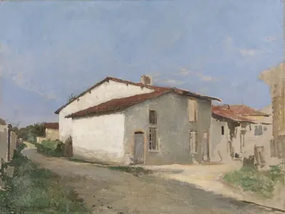 Улица в Дамвиллере by Жюль Бастьен-Лепаж, 1882 — digital art print download