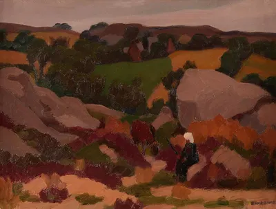 La Bergère en Bretagne by Jules Émile Zingg — digital art print download