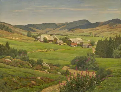 Бернау-Оберхен by Юлий Хеффнер, 1928 — digital art print download
