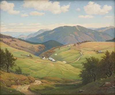 Хофсгрун на горе Шауинсланд by Юлий Хеффнер, 1939 — digital art print download