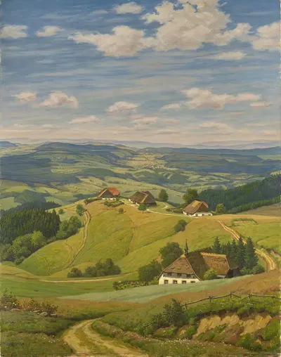 Хорнберг by Юлий Хеффнер — digital art print download