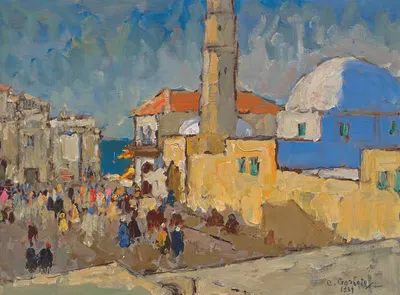 Мечеть в Яффе by Константин Иванович Горбатов, 1934 — digital art print download