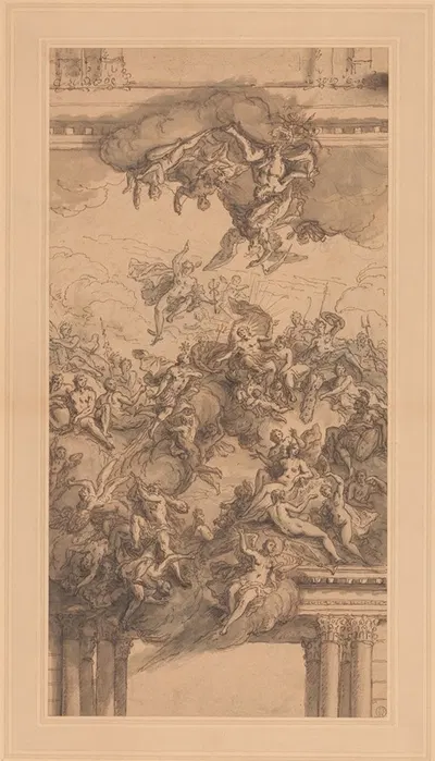 A Design for a Ceiling by Sir James Thornhill — digital art print download