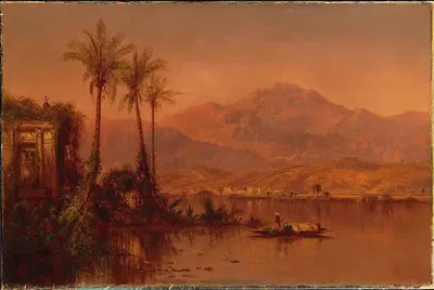 Южноамериканская сцена by Луи Реми Маньо, 1862 — digital art print download