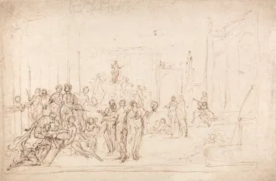 Apollo and the Muses by Sir James Thornhill — digital art print download