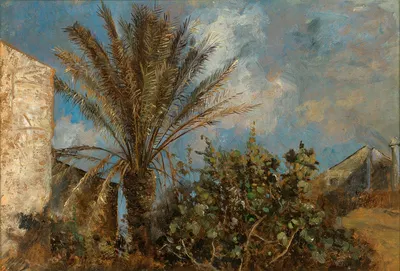 Palms in Corfu by Marie Egner — digital art print download