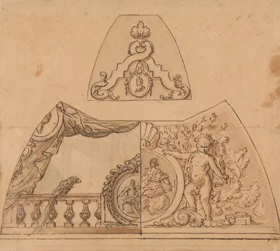 Design for a Ceiling Decoration by Sir James Thornhill — digital art print download