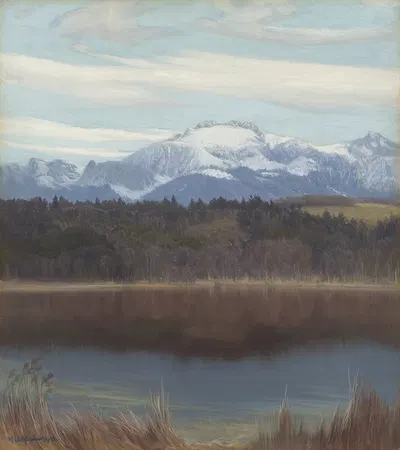 Кампенванд с Симсзее by Михаэль Ликледерер, 1932 — digital art print download