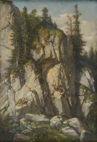 Утесы by Себастьян Луз, 1894 — digital art print download
