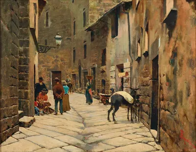 Piancastagnaio by Telemaco Signorini — digital art print download