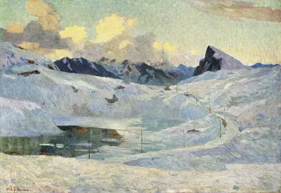 Перевал Бернина by Вильгельм Людвиг Леманн, 1902 — digital art print download