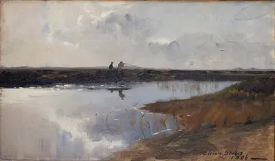 Охотники на болоте к северу от Скагена by Адриан Скотт Стокс, 1886 — digital art print download