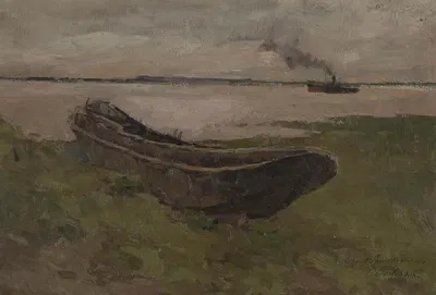 Шельда в Дёле by Альберт Баертсоен, 1894 — digital art print download