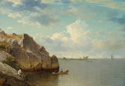 Рядом с Норотоном, Коннектикут by Дэвид Джонсон, 1875 — digital art print download