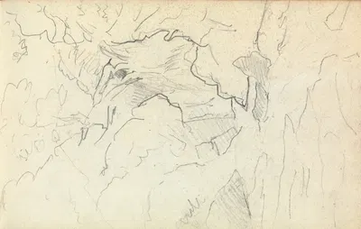 Slight Sketch of Rocks by Thomas Bradshaw — digital art print download